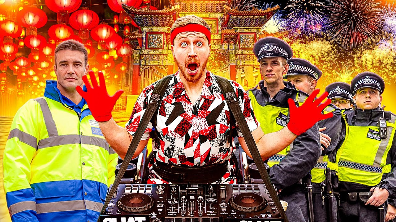 Security Intercept DJ at Chinese New Year