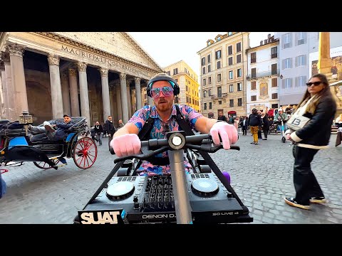 Crazy Electric Scooter DJ
